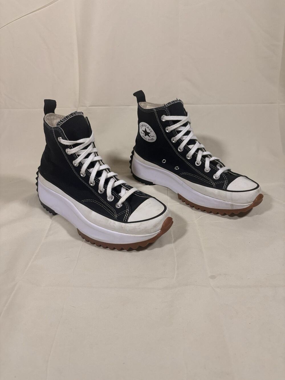 CONVERSE Chuck Taylor Run Star Hike High Top Black 166800C Unisex Men 9 Wmn 10.5
